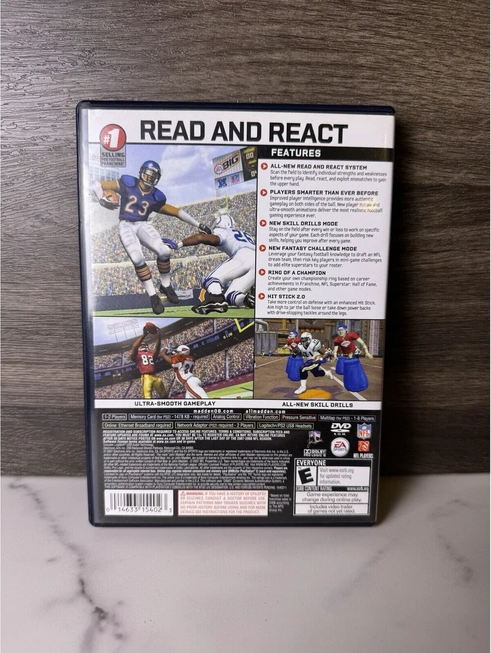 Madden NFL 08 PS2 Game